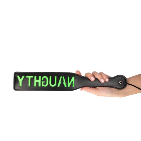 Ouch! Glow in the Dark - fluorescencyjne wiosło z napisem NAUGHTY Ouch! Glow in the Dark - fluorescencyjne wiosło z napisem NAUGHTY