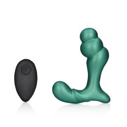Ouch! Prostate Vibe Green - Masażer prostaty z pilotem bezprzewodowym