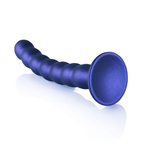 Ouch! Silikonowy model G-Spot z koralikami, przyssawka, 20,5 cm, fioletowy Ouch! Silikonowy model G-Spot z koralikami, przyssawka, 20,5 cm, fioletowy