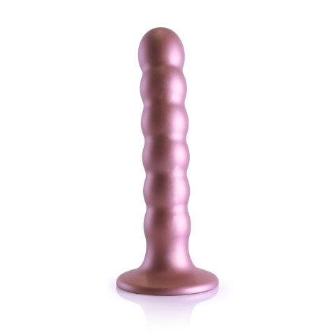 Ouch! Silikonowy model koralikowy z przyssawką 13 cm metaliczny Ouch! Silikonowy model koralikowy z przyssawką 13 cm metaliczny