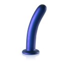 Ouch! Smooth Silicone G-Spot Model 17 cm z Przyssawką Metallic