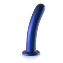 Ouch! Smooth Silicone G-Spot Model 17 cm z Przyssawką Metallic