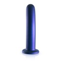 Ouch! Smooth Silicone G-Spot Model 17 cm z Przyssawką Metallic