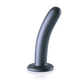 Ouch! Smooth Silicone Model 14,5 cm z przyssawką, metaliczny kolor
