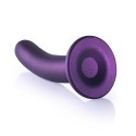 Ouch! Smooth Silicone Model 17 cm z przyssawką, metaliczny kolor