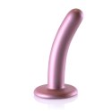 Ouch! Smooth Silicone model z przyssawką 12 cm metaliczny