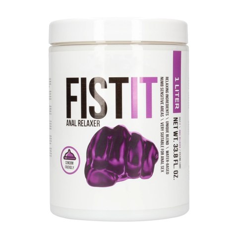 Shots Fist It Lubrykant wodny 1000 ml - do masażu i komfortu