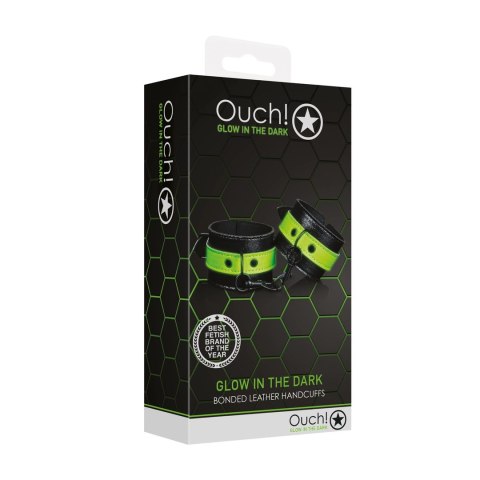 Ouch! Glow in the Dark - Kajdanki Rękawy Fluorescencyjne Regulowane Ouch! Glow in the Dark - Kajdanki Rękawy Fluorescencyjne Regulowane