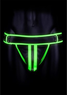 Ouch! Glow in the Dark Majtki z klamrą S/M - świecące, regulowane