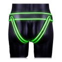 Ouch! Glow in the Dark Majtki z klamrą S/M - świecące, regulowane