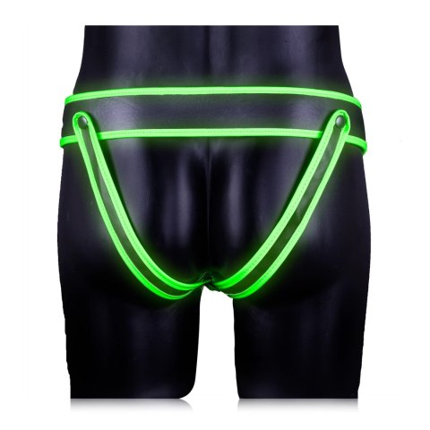 Ouch! Glow in the Dark Majtki z klamrą S/M - świecące, regulowane Ouch! Glow in the Dark Majtki z klamrą S/M - świecące, regulowane