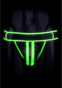 Ouch! Glow in the Dark Majtki z klamrą S/M - świecące, regulowane