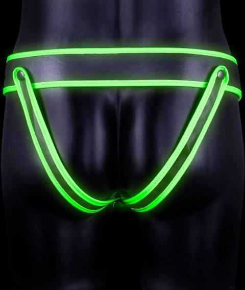Ouch! Glow in the Dark majtki z klamrą L/XL fluorescencyjne Ouch! Glow in the Dark majtki z klamrą L/XL fluorescencyjne