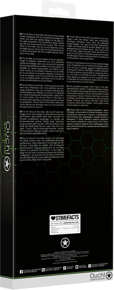 Ouch! Glow in the Dark okrągła packa fluorescencyjna wiosło Ouch! Glow in the Dark okrągła packa fluorescencyjna wiosło