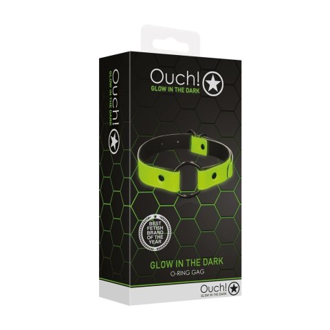 Ouch! Knebel Glow in the Dark fluorescencyjny uniwersalny Ouch! Knebel Glow in the Dark fluorescencyjny uniwersalny