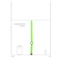 Ouch! Knebel Glow in the Dark fluorescencyjny uniwersalny
