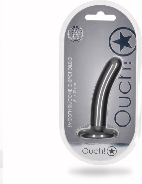 Ouch! Smooth Silicone G-spot 12 cm - Model anatomiczny z przyssawką, fioletowy Ouch! Smooth Silicone G-spot 12 cm - Model anatomiczny z przyssawką, fioletowy