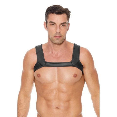 Ouch! Uprząż neoprenowa na klatkę piersiową L/XL czarna Ouch! Uprząż neoprenowa na klatkę piersiową L/XL czarna