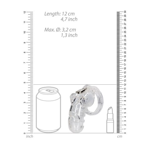 ManCage Model 11 Transparentny System Kontroli 11,5 cm Poliwęglan ManCage Model 11 Transparentny System Kontroli 11,5 cm Poliwęglan