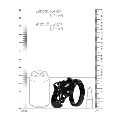 ManCage Model 9 cm - Anatomiczna klatka z poliwęglanu z wentylacją ManCage Model 9 cm - Anatomiczna klatka z poliwęglanu z wentylacją