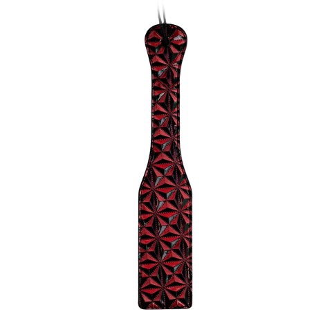 OUCH! Łopatka intymna wzor romby, winyl i eko-skora 31,5 cm OUCH! Łopatka intymna wzor romby, winyl i eko-skora 31,5 cm