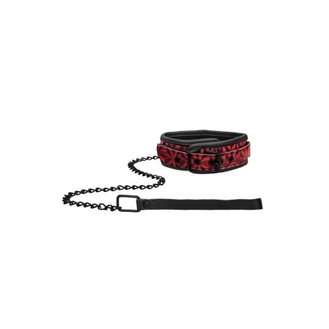 OUCH! Obroża regulowana ze smyczą neoprenowa czarna 52,5 cm OUCH! Obroża regulowana ze smyczą neoprenowa czarna 52,5 cm