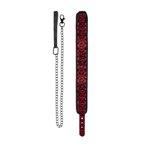 OUCH! Obroża regulowana ze smyczą neoprenowa czarna 52,5 cm OUCH! Obroża regulowana ze smyczą neoprenowa czarna 52,5 cm
