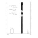 OUCH! Oddychający knebel kulkowy neopren skora regulowany 62cm