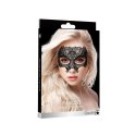 OUCH! Princess Mask Koronkowa Czarna Laserowo Wycinana Lekka