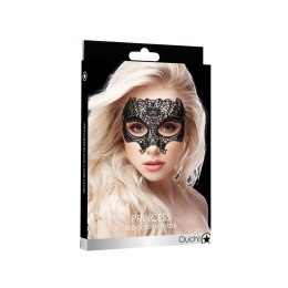 OUCH! Princess Mask Koronkowa Czarna Laserowo Wycinana Lekka