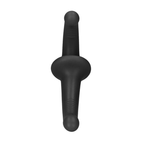 OUCH! Strap-On bez paskow silikonowy z pilotem, 10 trybow, czarny OUCH! Strap-On bez paskow silikonowy z pilotem, 10 trybow, czarny