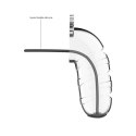 Ouch! Chastity System silikonowy z anatomicznym rozszerzaczem 20,5 cm