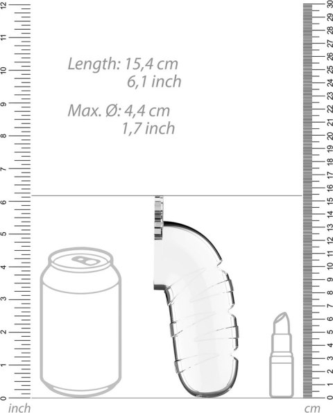 Ouch! Chastity System silikonowy z anatomicznym rozszerzaczem 20,5 cm Ouch! Chastity System silikonowy z anatomicznym rozszerzaczem 20,5 cm
