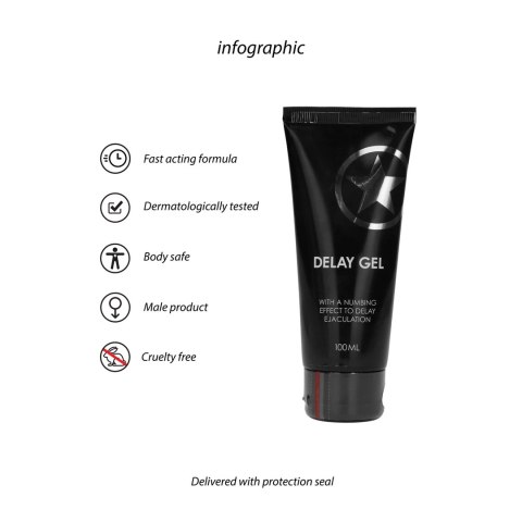 Ouch! Delay Gel 100 ml - żel intymny wydłużający czas działania Ouch! Delay Gel 100 ml - żel intymny wydłużający czas działania