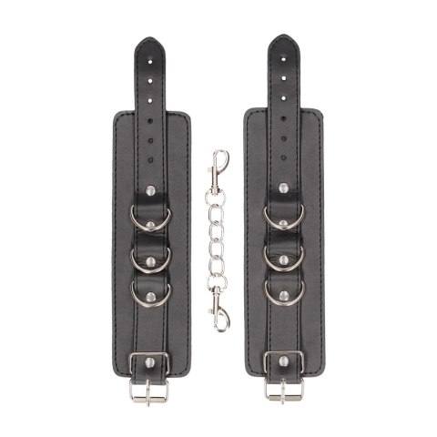 Ouch! Leather Cuffs - Regulowane mankiety skorzane na ręce i nogi Ouch! Leather Cuffs - Regulowane mankiety skorzane na ręce i nogi