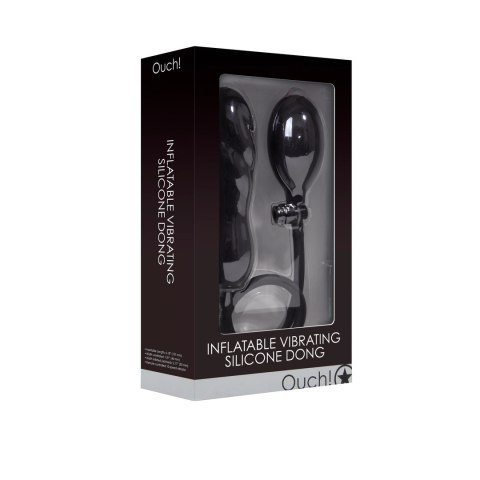 Ouch! Nadmuchiwany korek silikonowy twist - anatomiczny, czarny Ouch! Nadmuchiwany korek silikonowy twist - anatomiczny, czarny