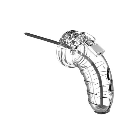 Shots Chastity System silikonowy z rozszerzaczem cewki 20,5 cm czarny Shots Chastity System silikonowy z rozszerzaczem cewki 20,5 cm czarny