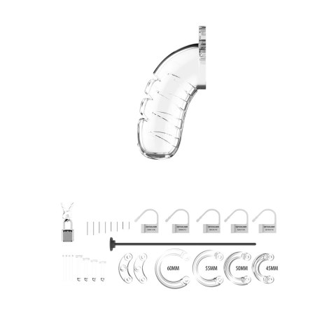 Shots Chastity System silikonowy z rozszerzaczem cewki 20,5 cm czarny Shots Chastity System silikonowy z rozszerzaczem cewki 20,5 cm czarny