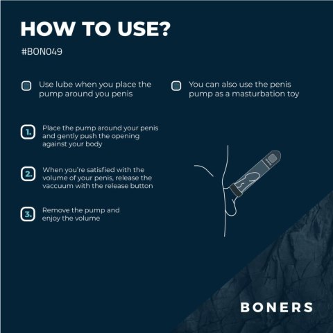 Boners System Power+ Inteligentna Pompa Prożniowa z Wyświetlaczem LCD Boners System Power+ Inteligentna Pompa Prożniowa z Wyświetlaczem LCD