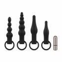 EasyToys Zestaw 4 Wkładek Anatomicznych z Wibratorem USB Czarny