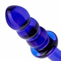 Gildo Double Glass No.33 - dwustronny model szklany z fakturą do masażu