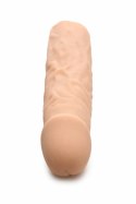 JOCK Nakładka Wydłużająca Extra Long 7,6 cm - beżowa, elastyczna TPE