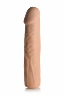 JOCK Nakładka Wydłużająca Extra Long 7,6 cm - beżowa, elastyczna TPE