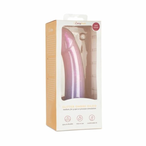 Mermaid Ombre Model Jelly 19 cm - kolorowa anatomiczna forma z brokatem Mermaid Ombre Model Jelly 19 cm - kolorowa anatomiczna forma z brokatem