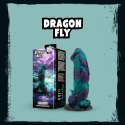 Mythical Mates Dragonfly Model silikonowy fioletowo-zielony anatomiczny