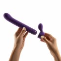 OTOUCH Magic Stick S1 fioletowy - wielofunkcyjny wibrator z nakładkami 4w1