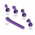 OTOUCH Magic Stick S1 fioletowy - wielofunkcyjny wibrator z nakładkami 4w1