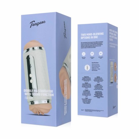 Teazers Electric Double-Sided System z 12 Trybami Wibracji i Dźwiękiem Teazers Electric Double-Sided System z 12 Trybami Wibracji i Dźwiękiem