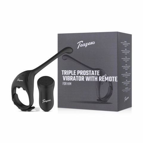 Teazers Triple Prostate Model z Pilotem - Regulowany System Wibracji Teazers Triple Prostate Model z Pilotem - Regulowany System Wibracji