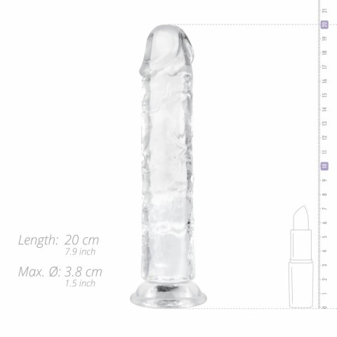 Toyz4Lovers Jelly Classic Transparent Model 18 cm elastyczny Toyz4Lovers Jelly Classic Transparent Model 18 cm elastyczny